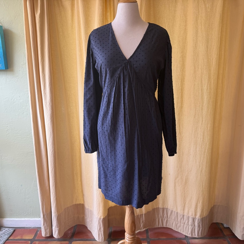 Navy Long Sleeve Dress